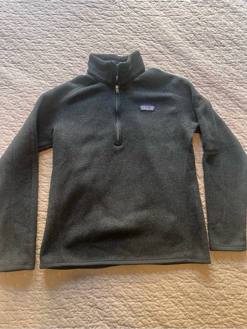 Patagonia Black Women's 1/4 Zip Fleece Pullover